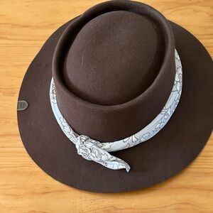 NWOT Brixton Fender Jaguar Vaughn Hat Texas Tea XL 7 3/4 Mens-Wool w/Pick Holder